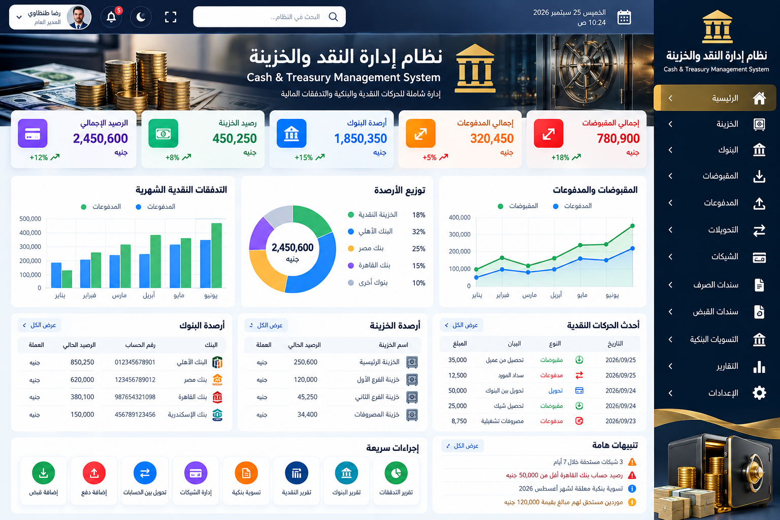 Cash & Treasury Management System